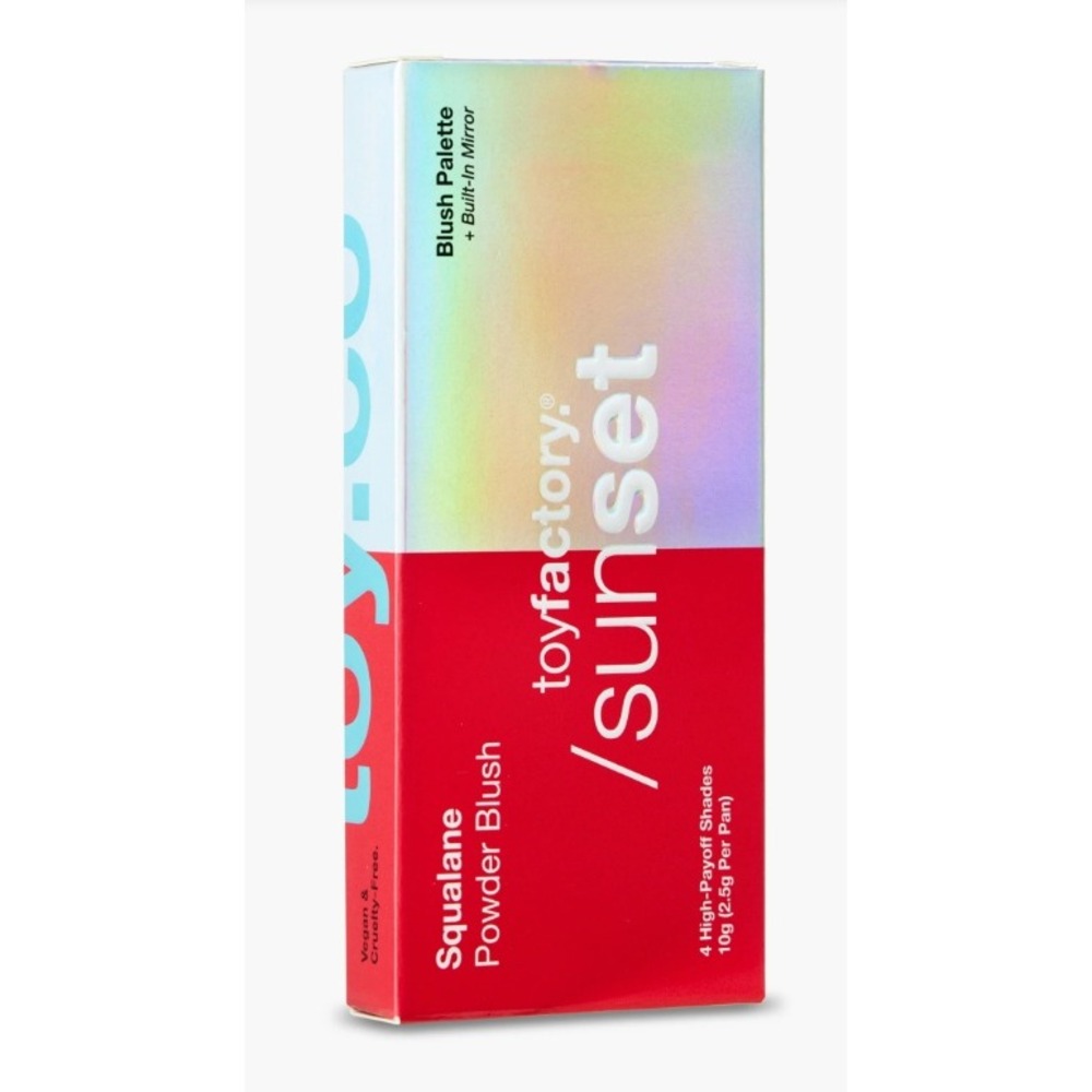 Toyfactory Sunset Squalane Blush Palette 4 Shades